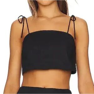 NWOT-Tie Linen Top